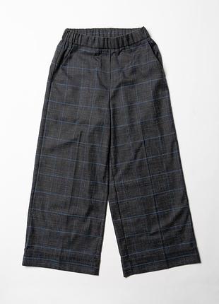 As anna seravalli venezia checkered culottes pants [pwh017035]