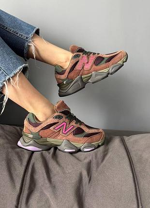Кросівки new balance 9060 burgundy pink