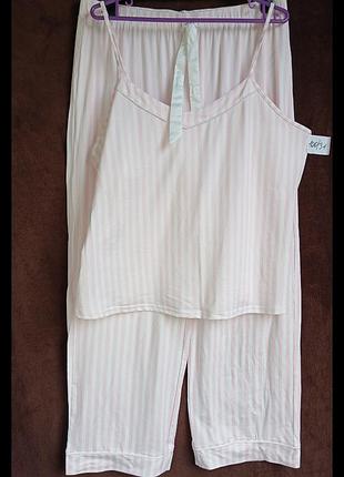 Костюм женский домашний  с штанами и майкой, l,  xl, eur 46-48