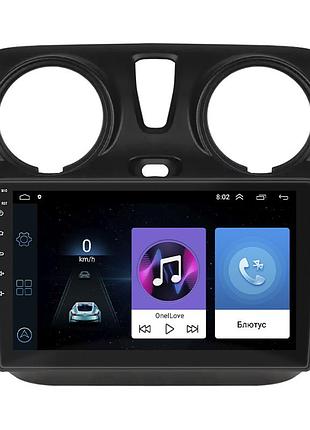 Штатная магнитола lesko для dacia dokker i ver 2 2012-2017 экран 9" 1/16gb wi-fi gps base 6шт