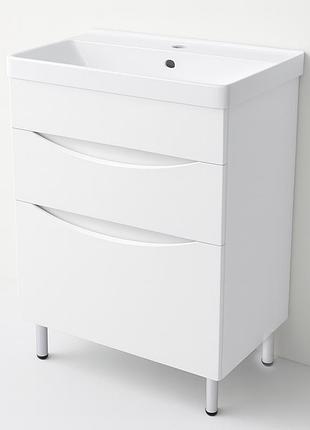 Тумба аляска под умывальник idea 60 ш2 ( а0053371 )