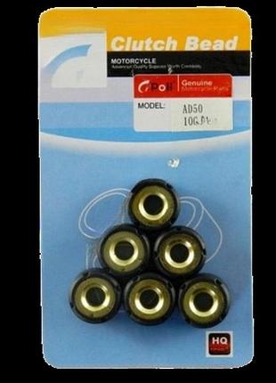 Ролики вариатора suzuki address 16×12 мм, 10 г tvr/gpoil