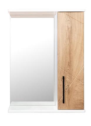 Зеркало с шкафчиком велла 60 r правое wood (а0054205)