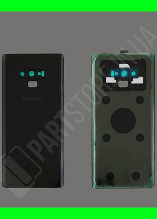 Крышка samsung note 9 n960 black со стеклом камеры