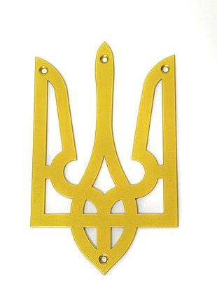 Декоративная картина из металла герб маленький 17х28 см