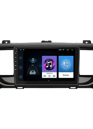 Штатная магнитола lesko для peugeot traveller i 2016-н.в. экран 9" 1/16gb wi-fi gps base 3шт