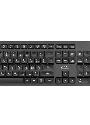 Комплект клавіатура та миша 2e 2e-mk420wb_ua mk420 wl, en/uk, чорний