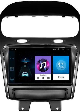 Штатная магнитола lesko для dodge journey i рестайлинг 2011-2020 экран 9" 1/16gb wi-fi gps base 4шт