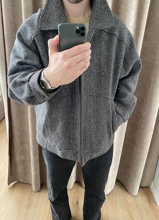 Твідовий бомбер rené d’albert 100% wool size eur 54