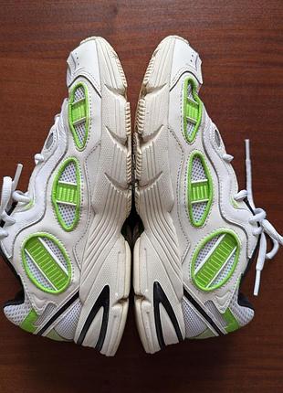 Кроссовки женские adidas astir белые с салатовым