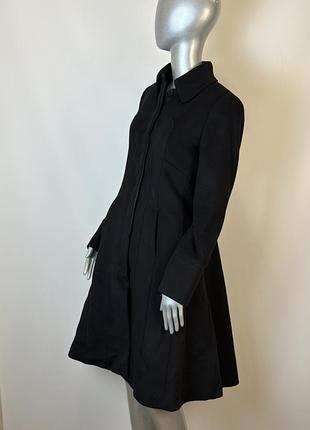 Черное пальто xs s sportmax красивое черное пальто италия