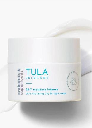 Крем для обличчя tula skincare 24-7 moisture intense ultra hydrating day & night cream with hyaluronic acid