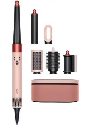 Стайлер airwrap i.d. hs08 multi-styler and dryer straight + wavy kanzan pink (бежевий)