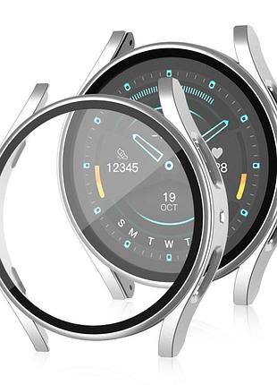 Чехол для samsung galaxy watch 5. 40 мм и 44 мм серебро цвет 40