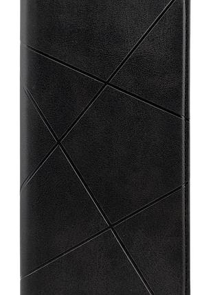 Чехол книжка business leather для samsung galaxy a16 / a165 на магните с подставкой черный