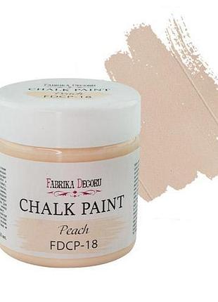 Меловая краска chalk paint персик 150ml