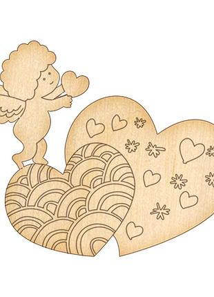 Фигурка для раскрашивания и декорирования, #109 купидон на сердцах