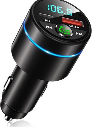 Mohard - автомобильный bluetooth-адаптер, быстрая зарядка 30w, fm-радиоприемник для автомобиля, hi-fi музыка