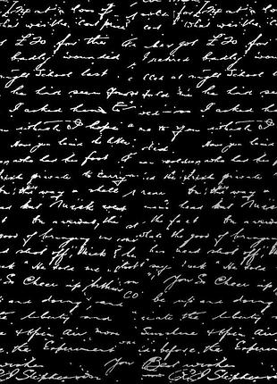 Лист односторонней бумаги с серебряным тиснением, дизайн silver text black, 30,5см х 30,5см