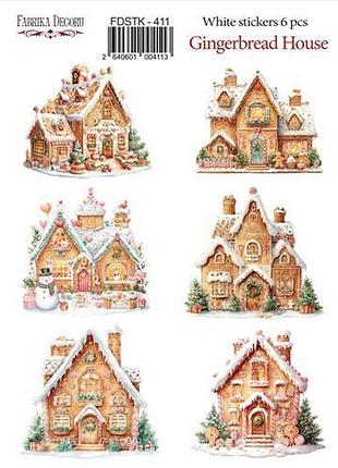 Набір наклейок (стикерів) 5 шт., christmas, #411