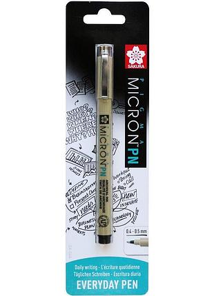 Ручка pigma micron pn чорний (лінія 0.4-0.5мм) sakura