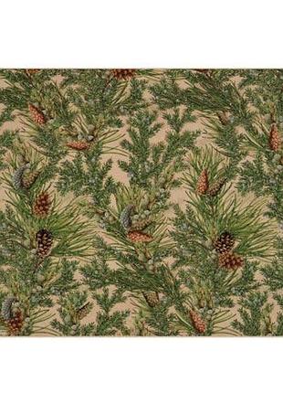 Лист крафт бумаги с рисунком vintage christmas , #3, 42x29,7 см