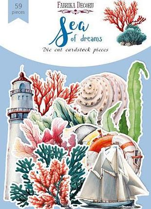 Набор высечек, коллекция sea of dreams, 59 шт