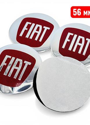 Наклейка с логотипом fiat фиат 56 мм алюминиевые 4 штуки.
