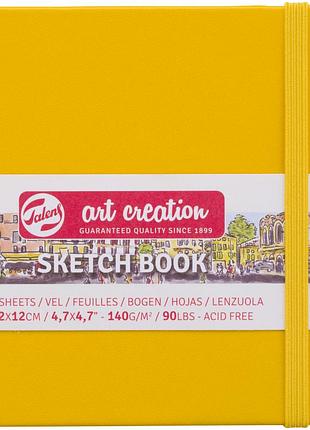 Блокнот для графіки talens art creation 12х12 см 140г/м2 80л golden yellow royal talens