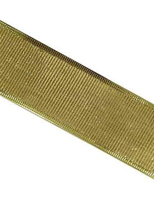 Стрічка новорічна rnyy-1944 50мм 45,72м (50ярд) золотистий