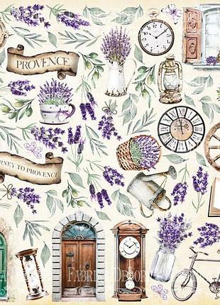 Лист с картинками для вырезания journey to provence 30,5х30,5 см