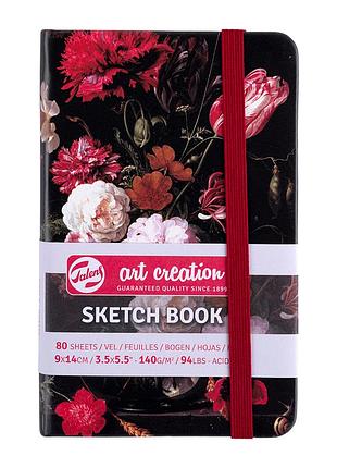 Блокнот для графики talens art creation 140г/м2 80л натюрморт с цветами royal talens