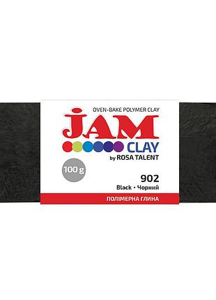 Пластика jam clay, чорний, 100г, rosa talent
