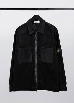 Вельветовий овершорт stone island