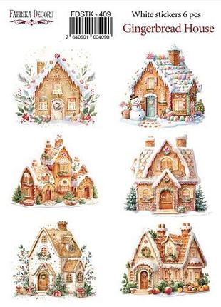 Набір наклейок (стикерів) 5 шт., christmas, #409