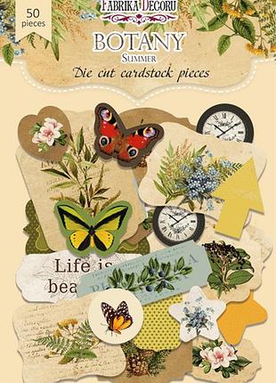 Набор высечек, коллекция botany summer-1, 50 шт