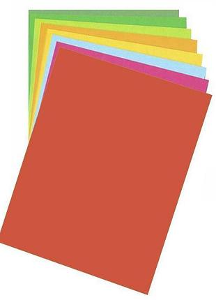 Папір для дизайну fotokarton b2 (50*70см) №40 оранжевий, 300г/м2, folia