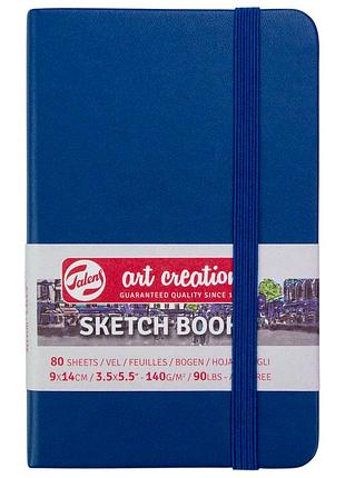 Блокнот для графики talens art creation 140г/м2 80л navy blue royal talens