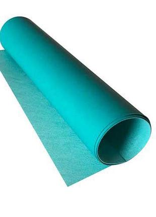 Отрез кожзама bright blue, размер 70см х 25см