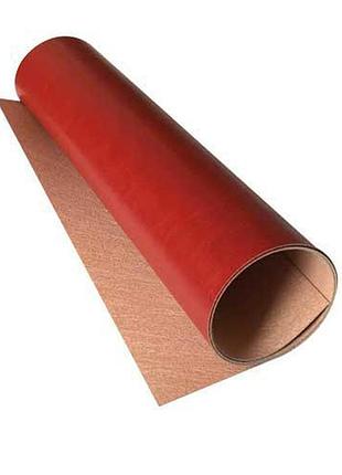 Отрез кожзама wine red, размер 70см х 25см