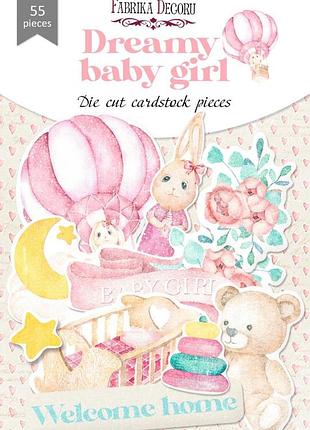 Набір висічок, колекція dreamy baby girl, 55 шт.