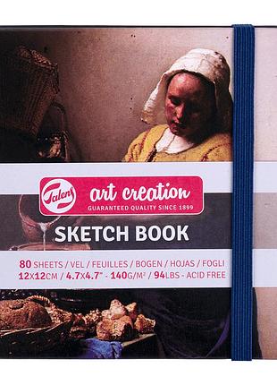 Блокнот для графики talens art creation 12х12 см 140г/м2 80л молочница январ вермер royal talens