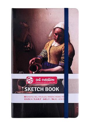 Блокнот для графики talens art creation а5 (13х21см) 140г/м2 80л молочница ян вермер royal talens