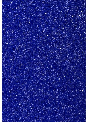 Набор фетр santi мягкий с глиттером, синий, 21*30см (10л)