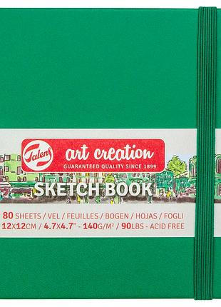 Блокнот для графіки talens art creation 12х12 см 140г/м2 80л forest green royal talens