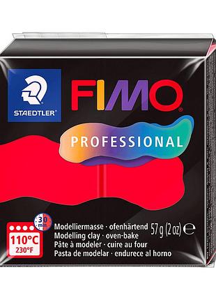 Пластика professional червона 57г fimo