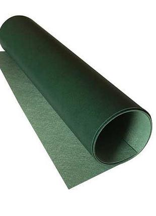 Отрез кожзама dark green, размер 70см х 25см