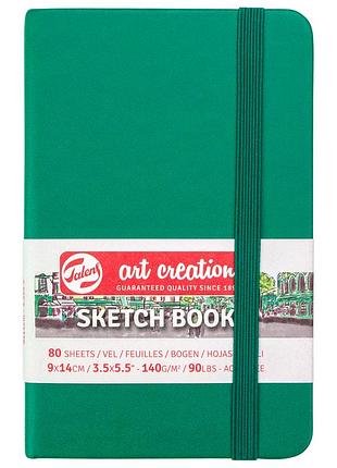Блокнот для графики talens art creation 140г/м2 80л forest green royal talens