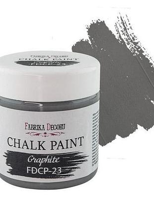 Меловая краска chalk paint графит 150ml