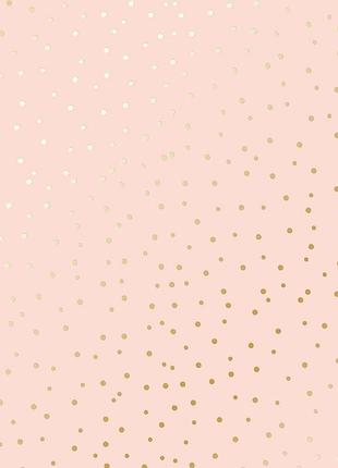 Лист односторонней бумаги с фольгированием, дизайн golden drops peach, 30,5см х 30,5 см